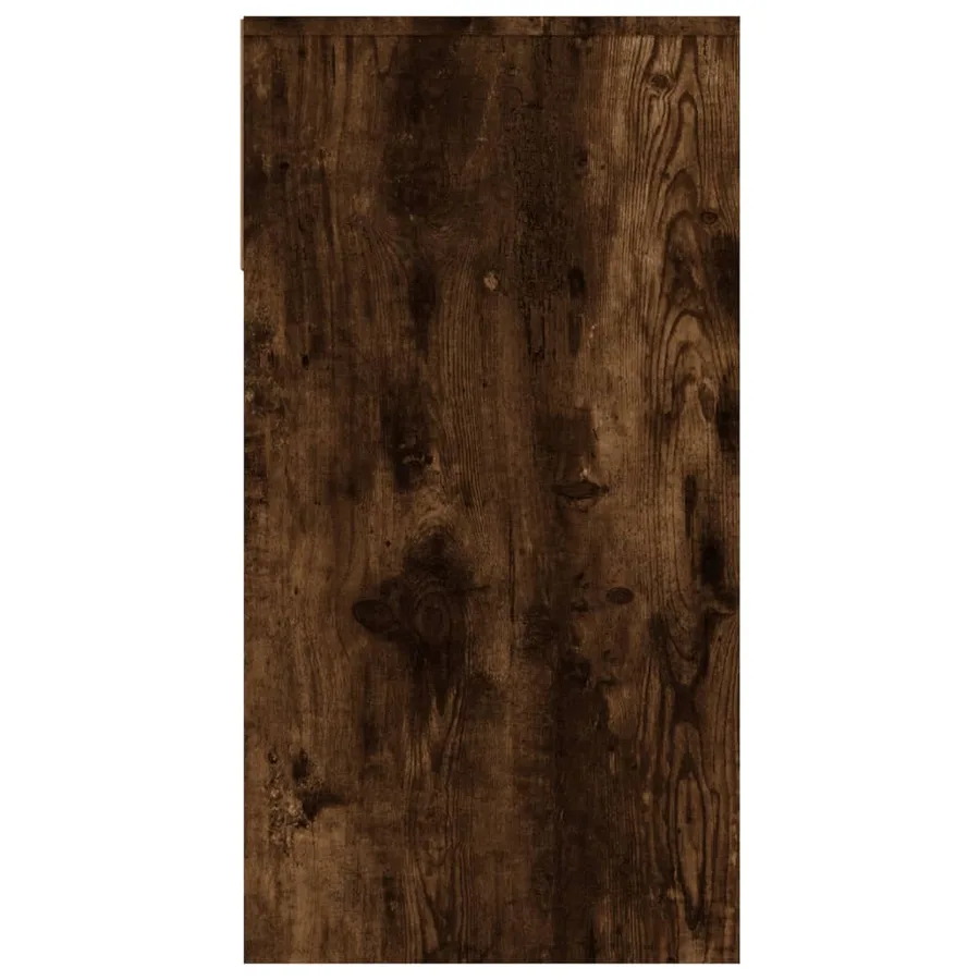 Table console Chêne fumé 100x39x75 cm Bois d'ingénierie - 8