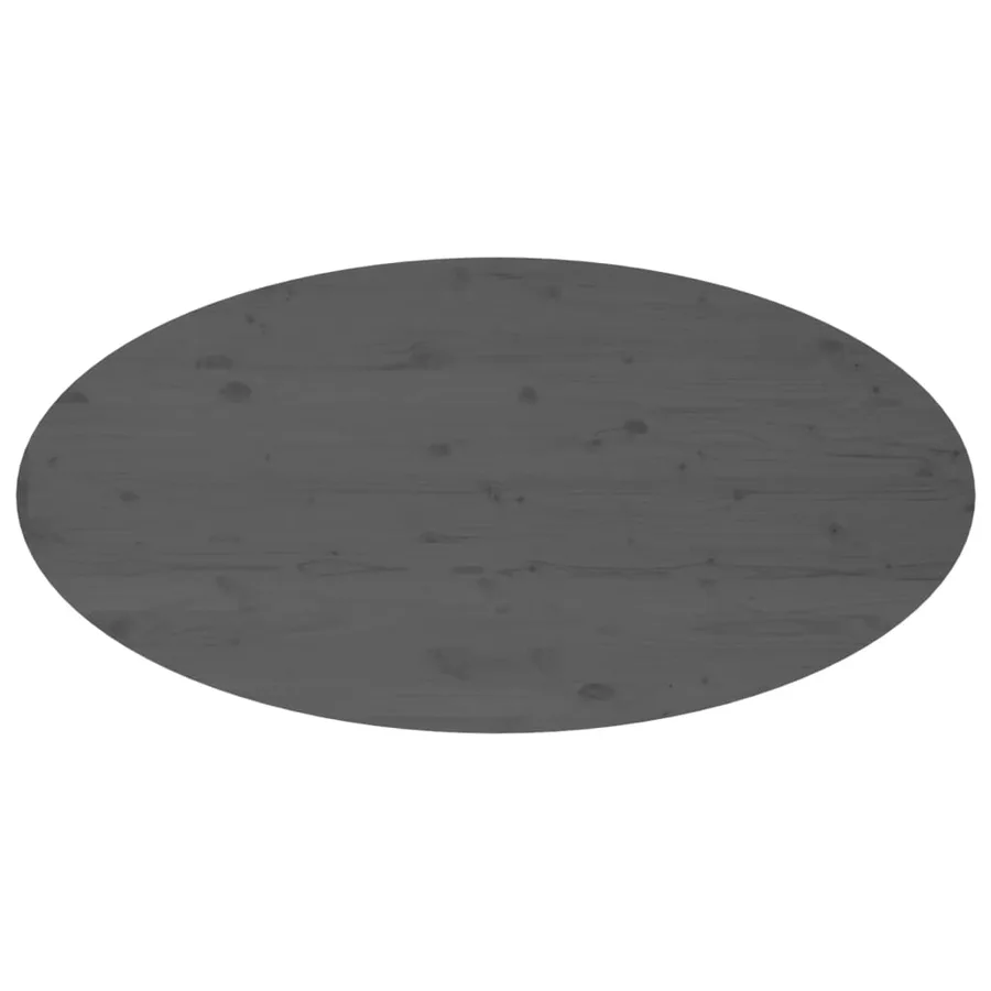Table basse Gris 110x55x45 cm Bois massif de pin - 6