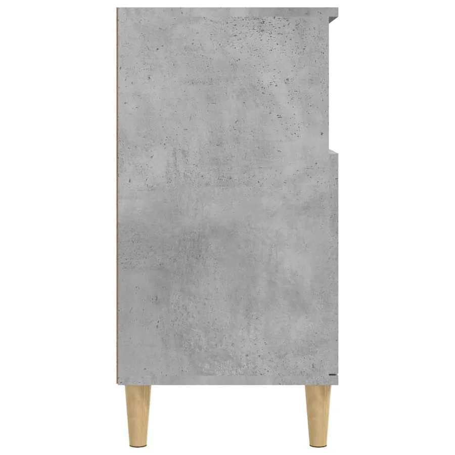 Buffet Gris béton 60x35x70 cm Bois d'ingénierie - 7