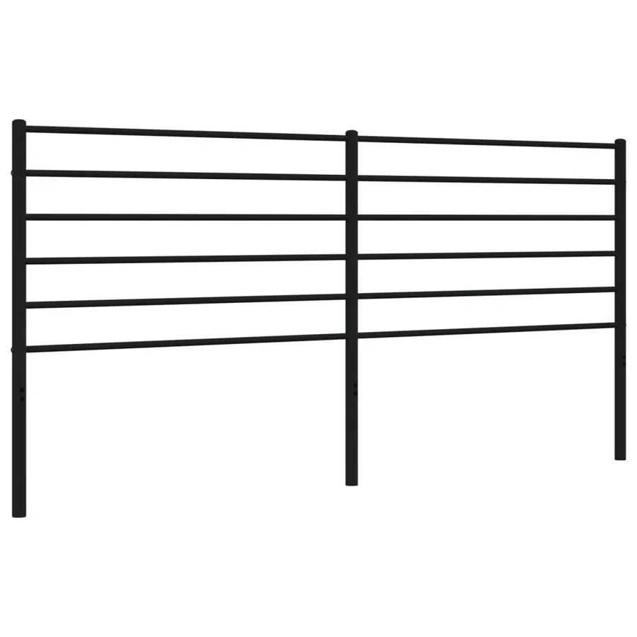 Tête de lit de remplacement métal noir 200 cm - 2