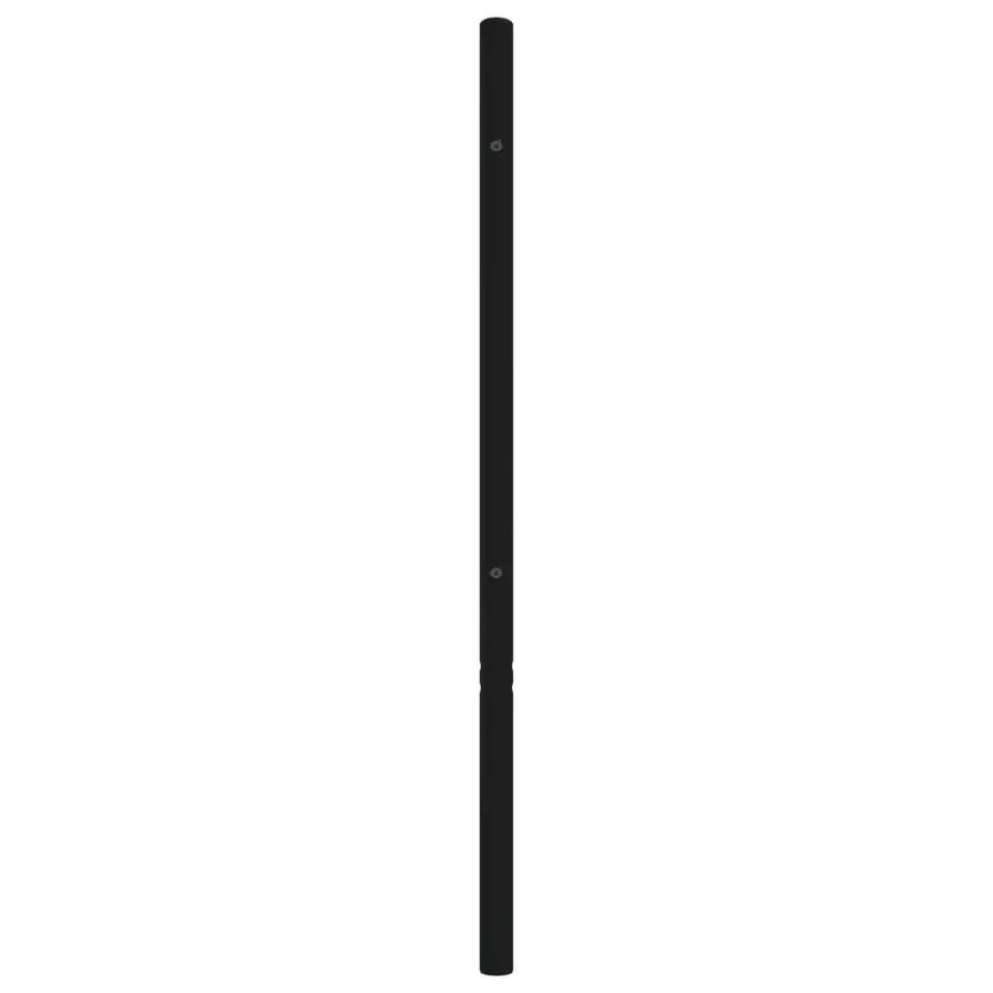 Tête de lit de remplacement métal noir 200 cm - 5