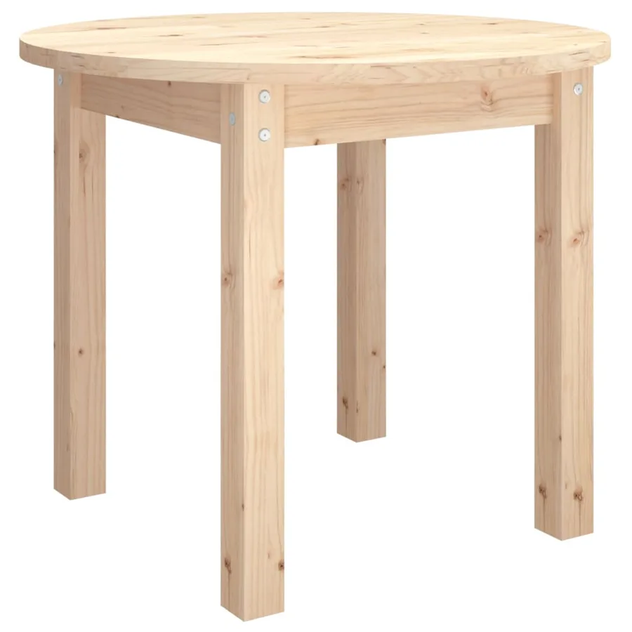 Table basse Ø 55x45 cm Bois massif de pin - 2