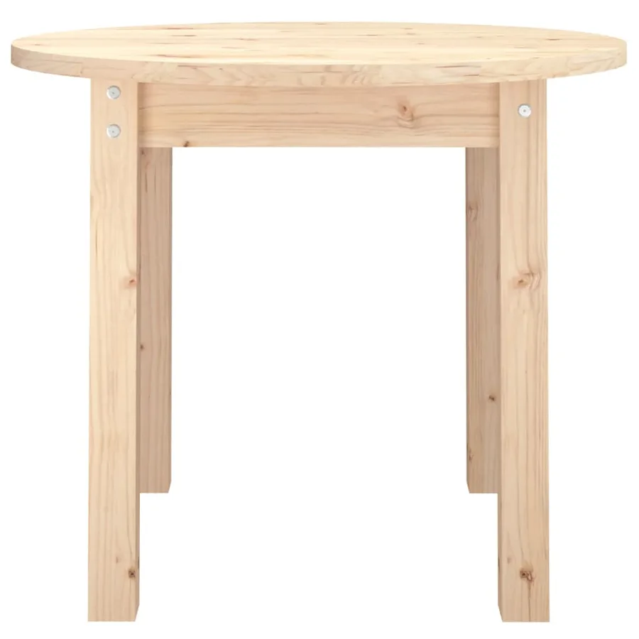 Table basse Ø 55x45 cm Bois massif de pin - 5