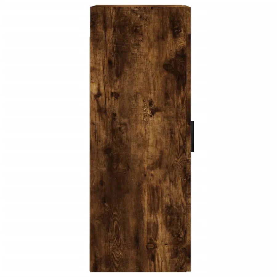 Armoire murale chêne fumé 34,5x34x90 cm bois d'ingénierie - 8