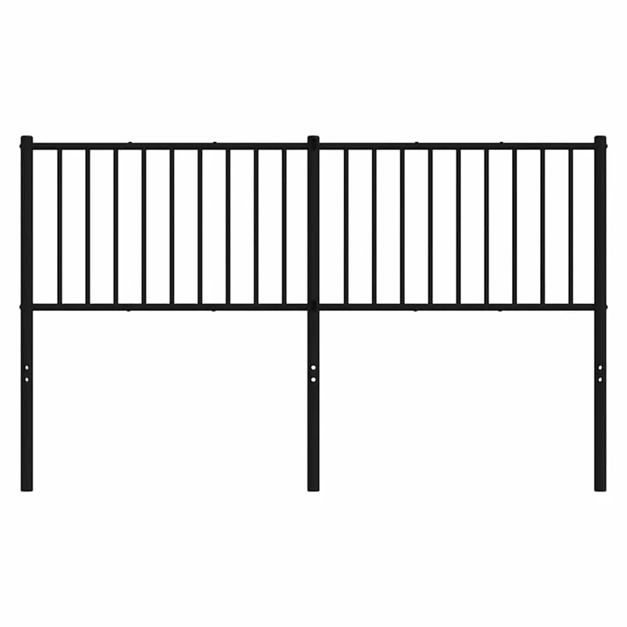Tête de lit de remplacement métal noir 160 cm - 3
