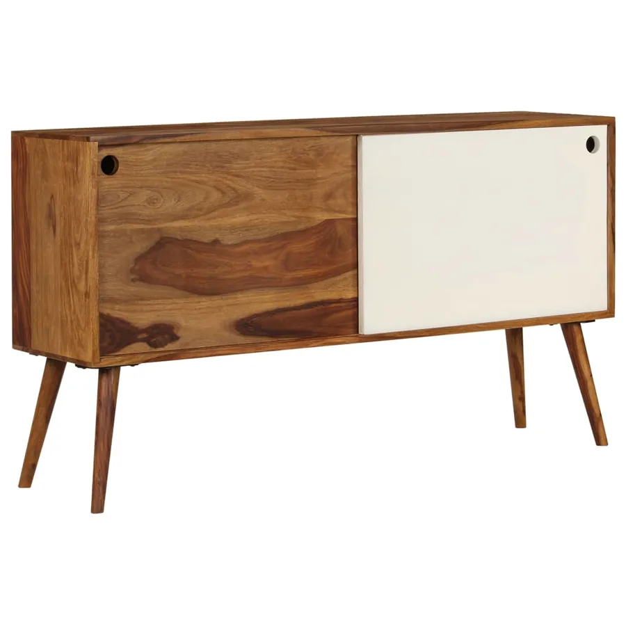 Buffet Bois de Sesham massif 118x30x66 cm - 15