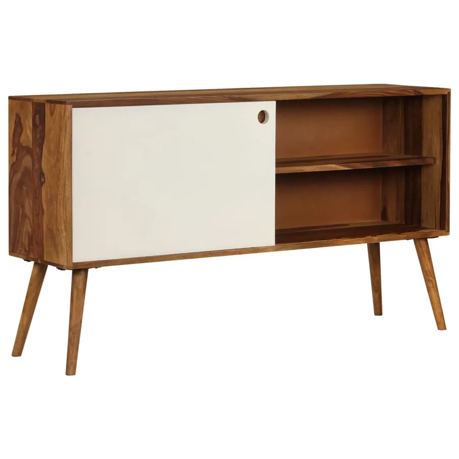 Buffet Bois de Sesham massif 118x30x66 cm - 3