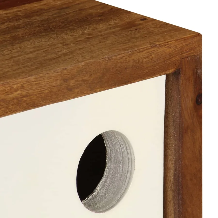 Buffet Bois de Sesham massif 118x30x66 cm - 7