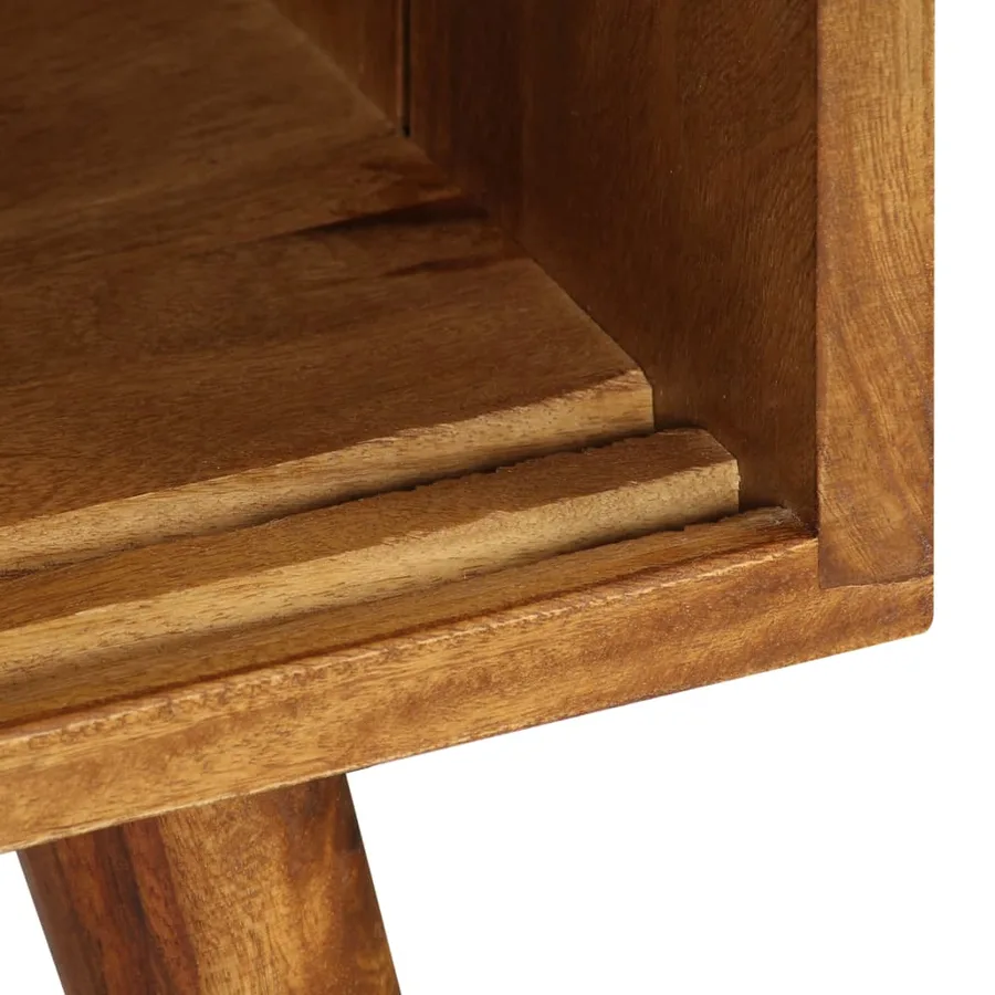 Buffet Bois de Sesham massif 118x30x66 cm - 8