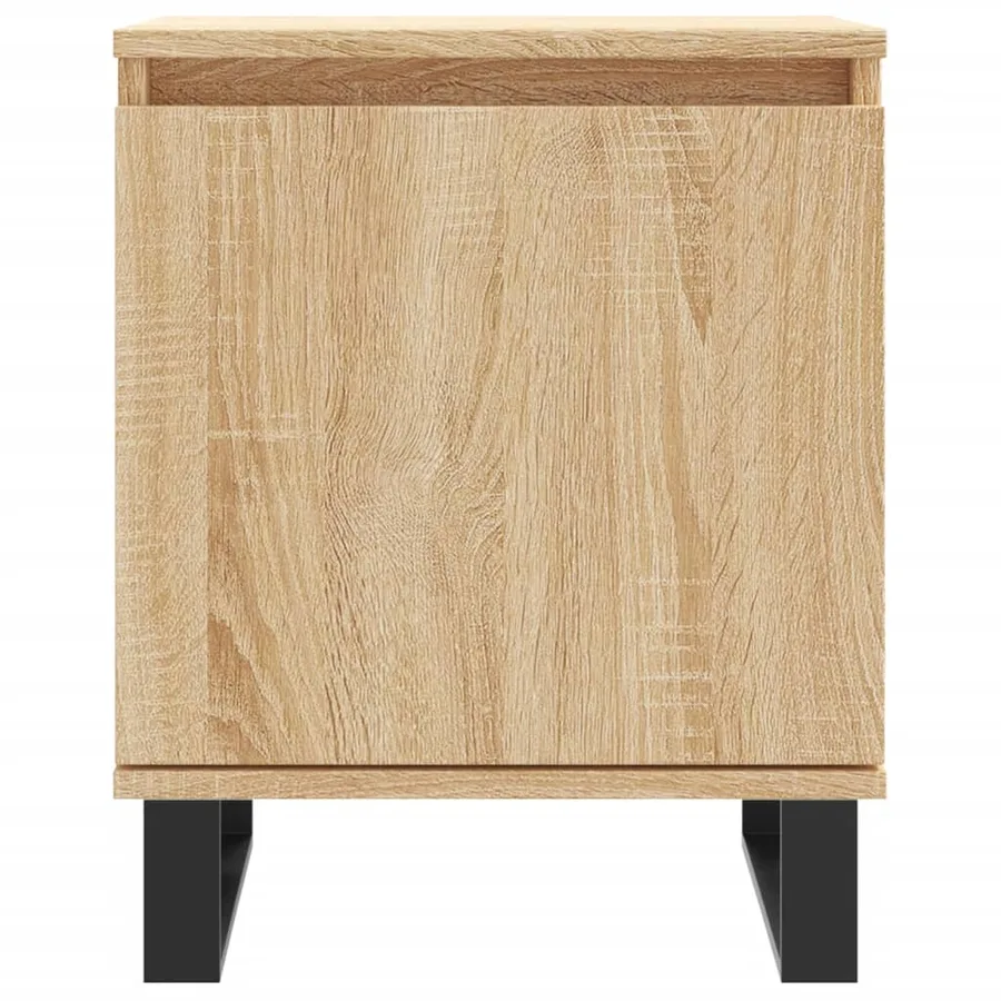 Tables de chevet 2pcs chêne sonoma 40x30x50cm bois d'ingénierie - 5
