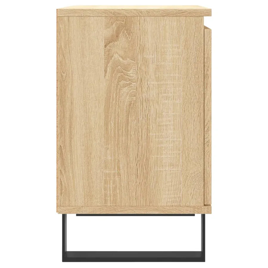 Tables de chevet 2pcs chêne sonoma 40x30x50cm bois d'ingénierie - 7
