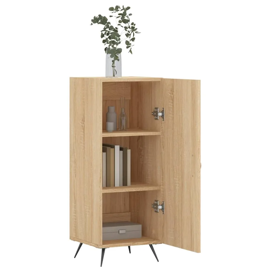 Buffet Chêne sonoma 34,5x34x90 cm Bois d'ingénierie - 4