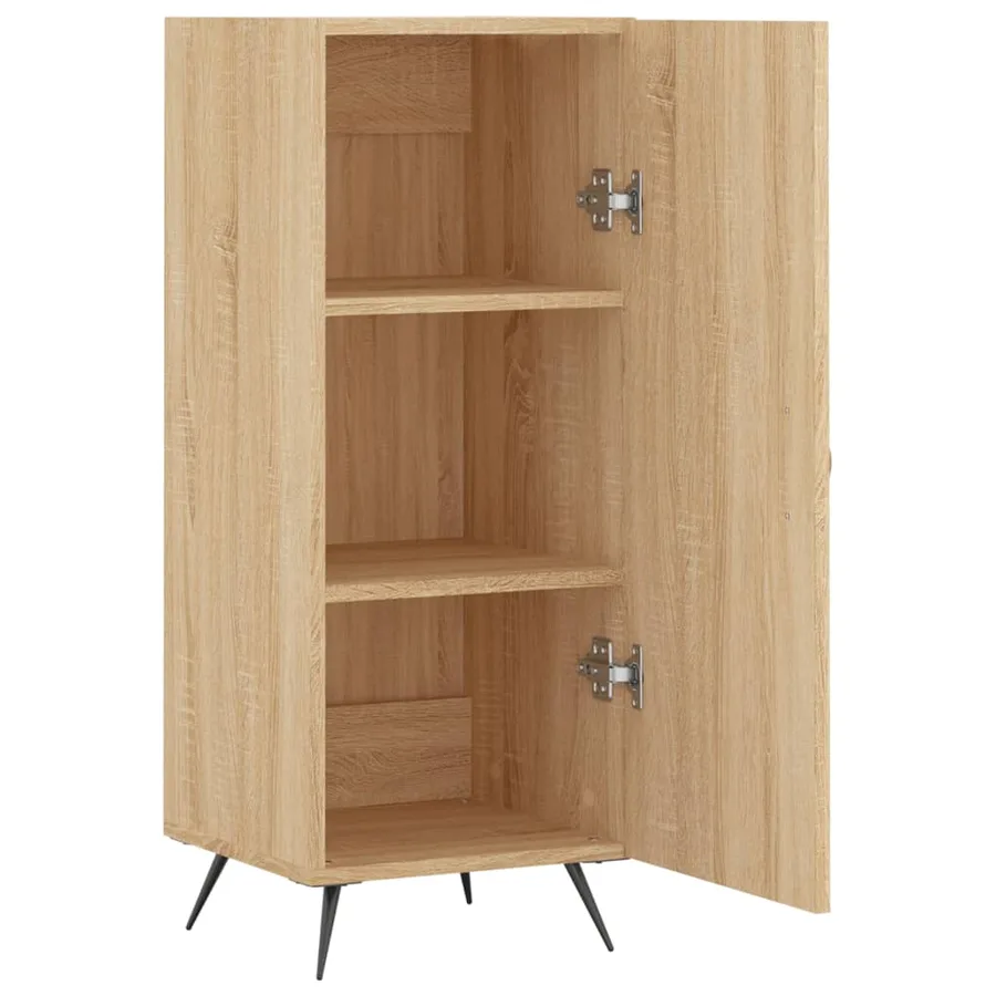 Buffet Chêne sonoma 34,5x34x90 cm Bois d'ingénierie - 5