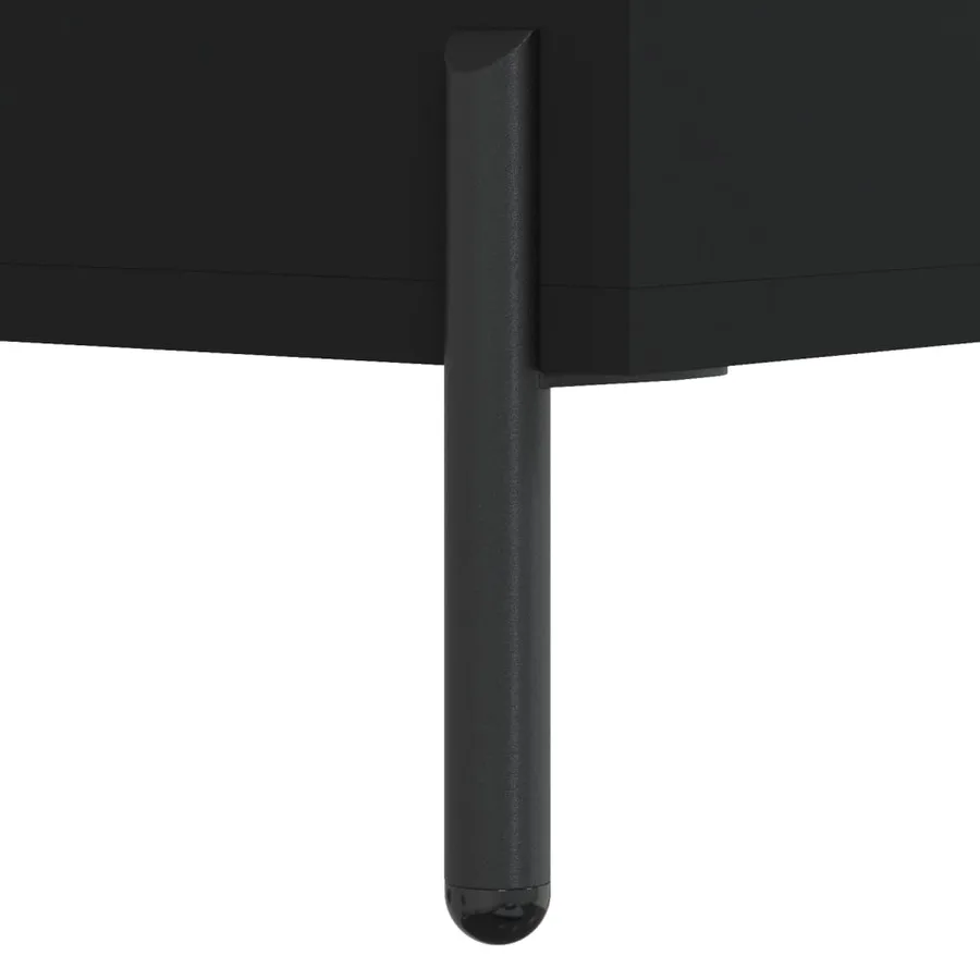 Buffet Noir 34,5x34x90 cm Bois d'ingénierie - 11