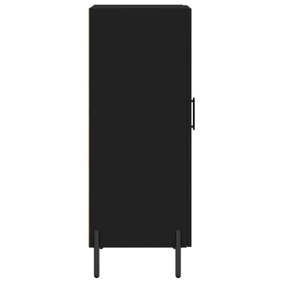 Buffet Noir 34,5x34x90 cm Bois d'ingénierie - 7