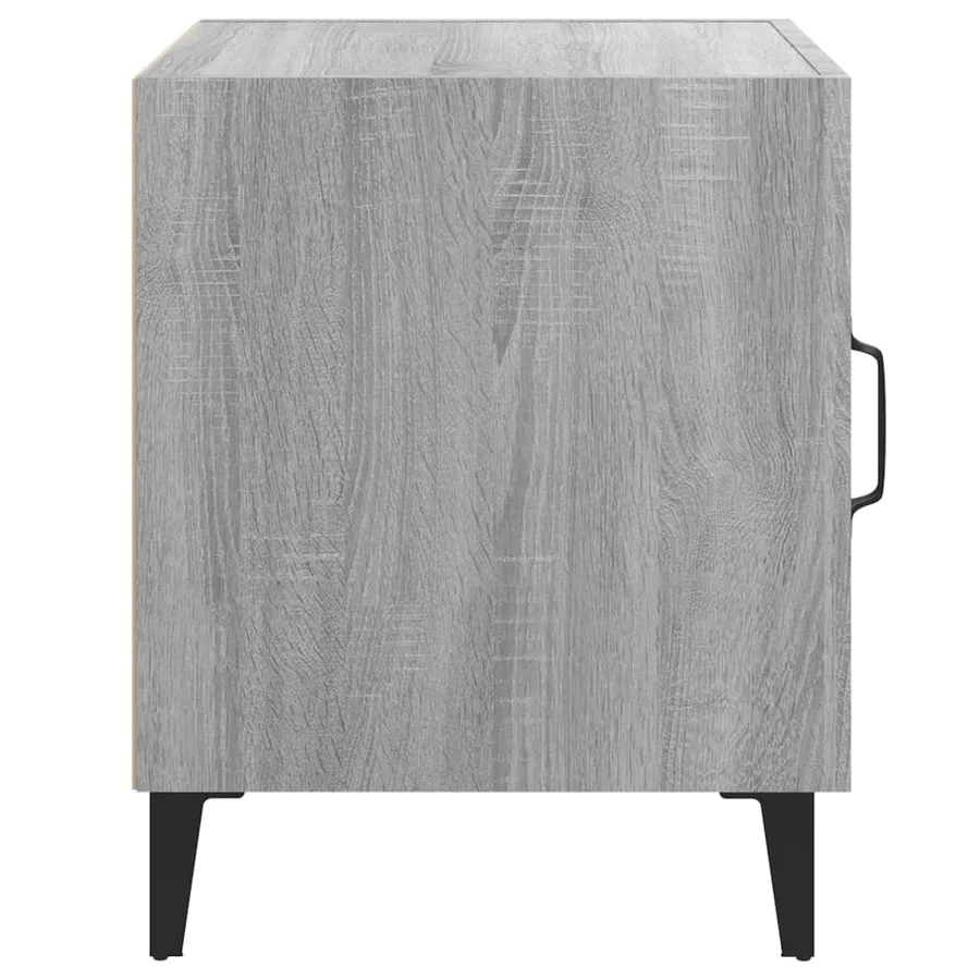 Tables de chevet 2 pcs Sonoma gris Bois d'ingénierie - 5