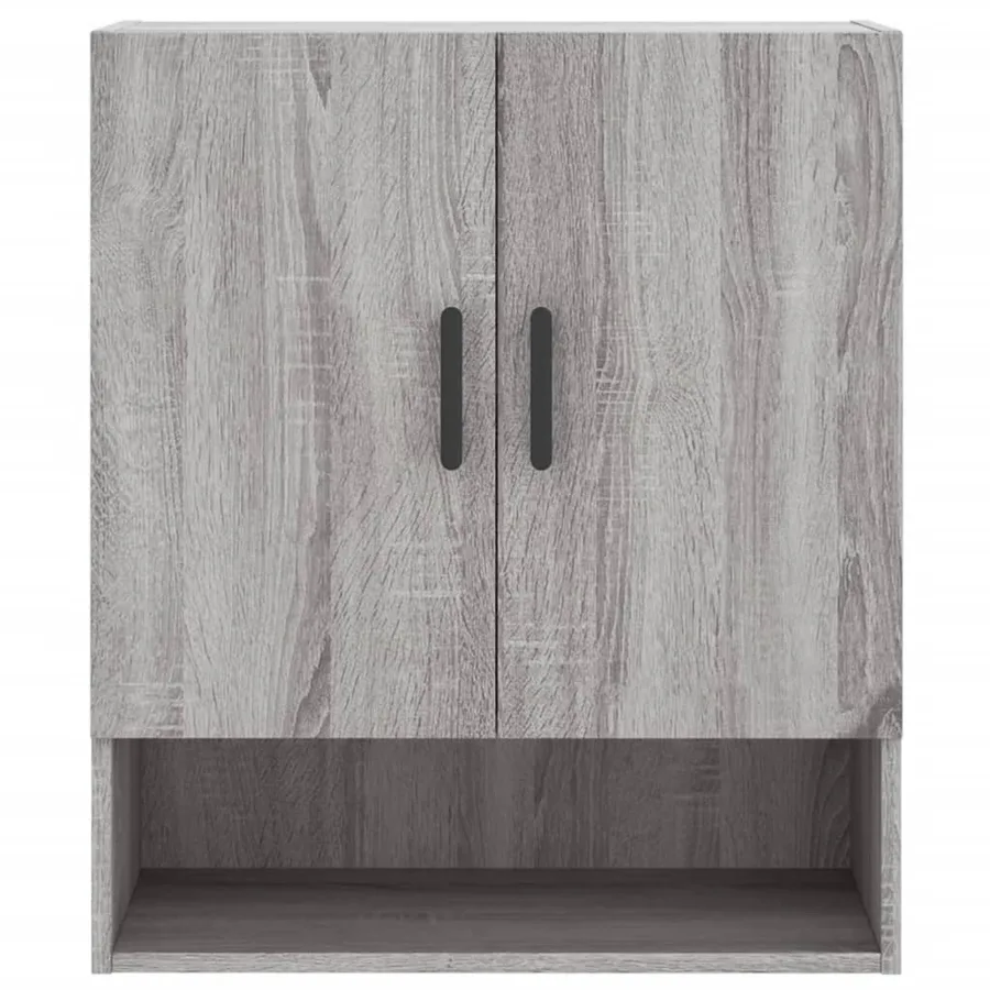 Armoire murale sonoma gris 60x31x70 cm bois d'ingénierie - 5