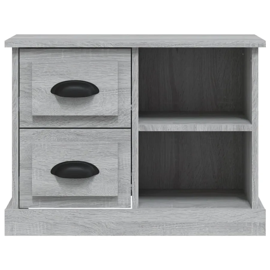 Table de chevet sonoma gris 60x35,5x45 cm - 7