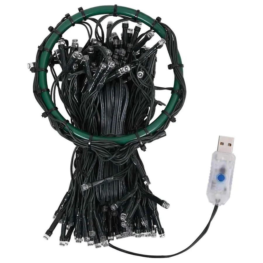 Guirlande lumineuse d'arbre de Noël 150 LED Bleu 150 cm - 4
