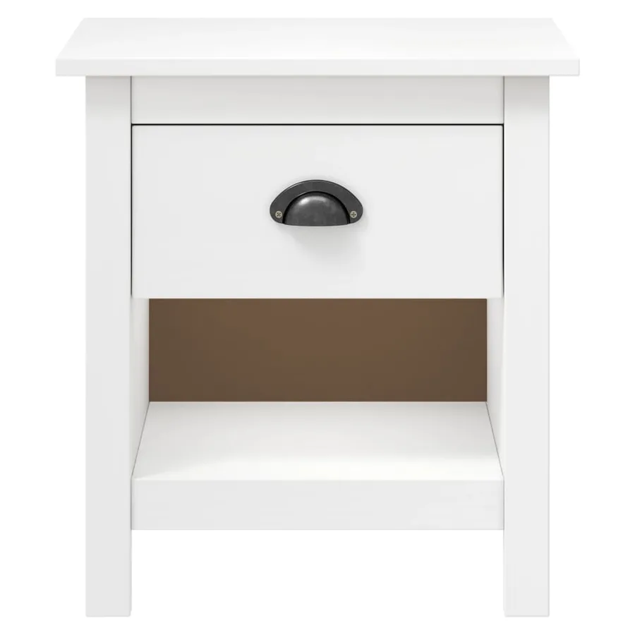 Tables de chevet 2 pcs Hill 46x35x49,5 cm Bois de pin solide - 3