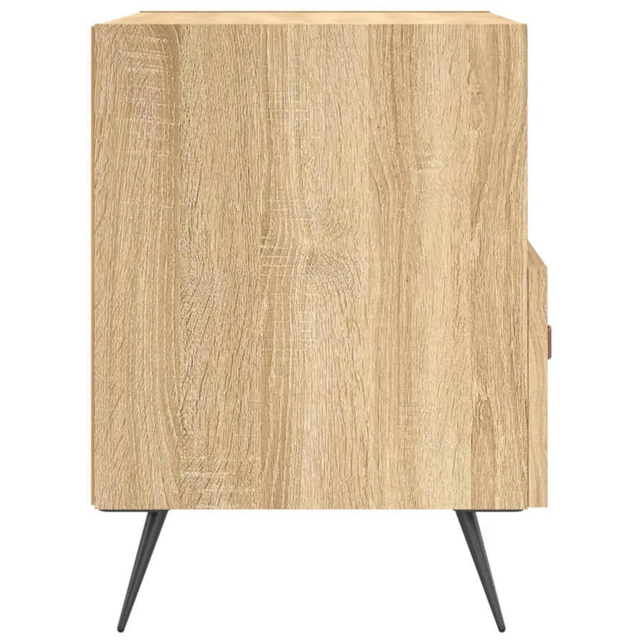 Tables de chevet 2 pcs chêne sonoma 40x35x47,5 cm - 7