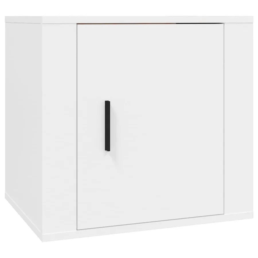 Tables de chevet 2 pcs Blanc 50x39x47 cm - 5