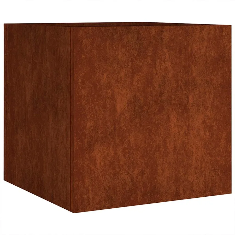 Jardinière 40x41x40 cm acier corten - 2