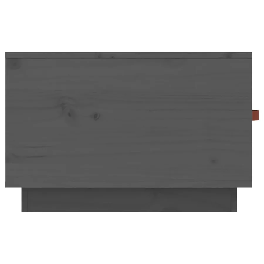 Table basse Gris 60x53x35 cm Bois massif de pin - 8