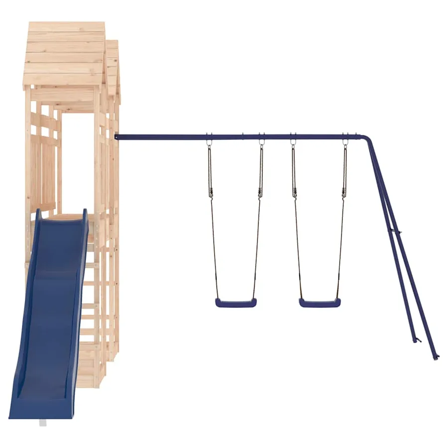 Aire de jeux d'extérieur bois de pin massif - 5