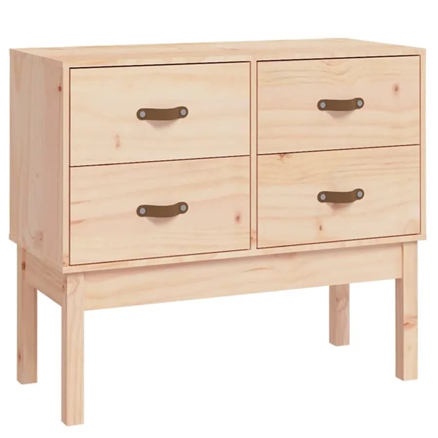 Armoire console 90x40x78 cm Bois de pin solide - 2