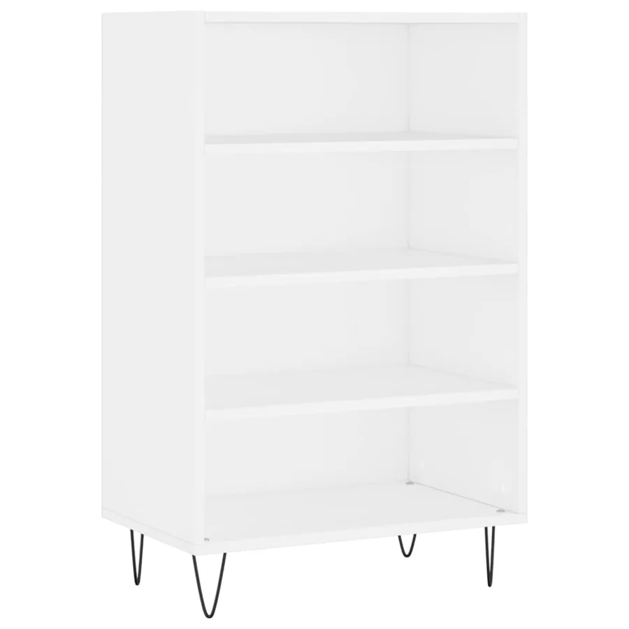 Buffet haut blanc 57x35x90 cm bois d'ingénierie - 2