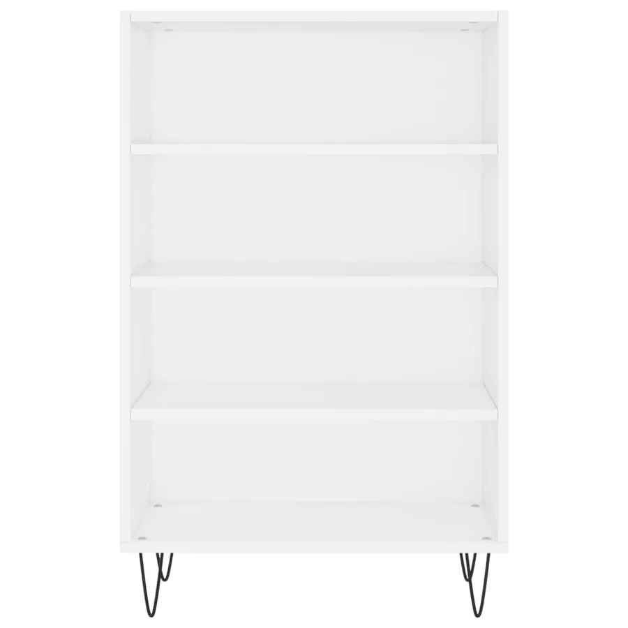 Buffet haut blanc 57x35x90 cm bois d'ingénierie - 4