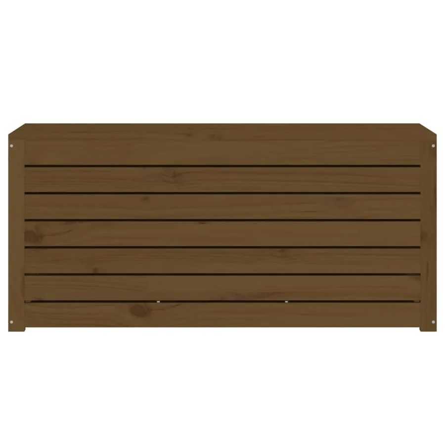 Boîte de jardin marron miel 101x50,5x46,5 cm bois massif de pin - 5