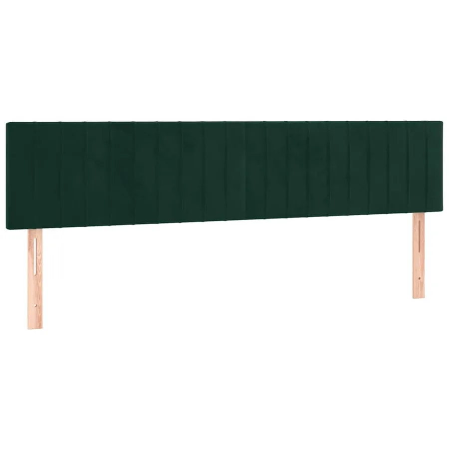 Sommier à lattes de lit avec matelas LED Vert foncé 200x200 cm - 7