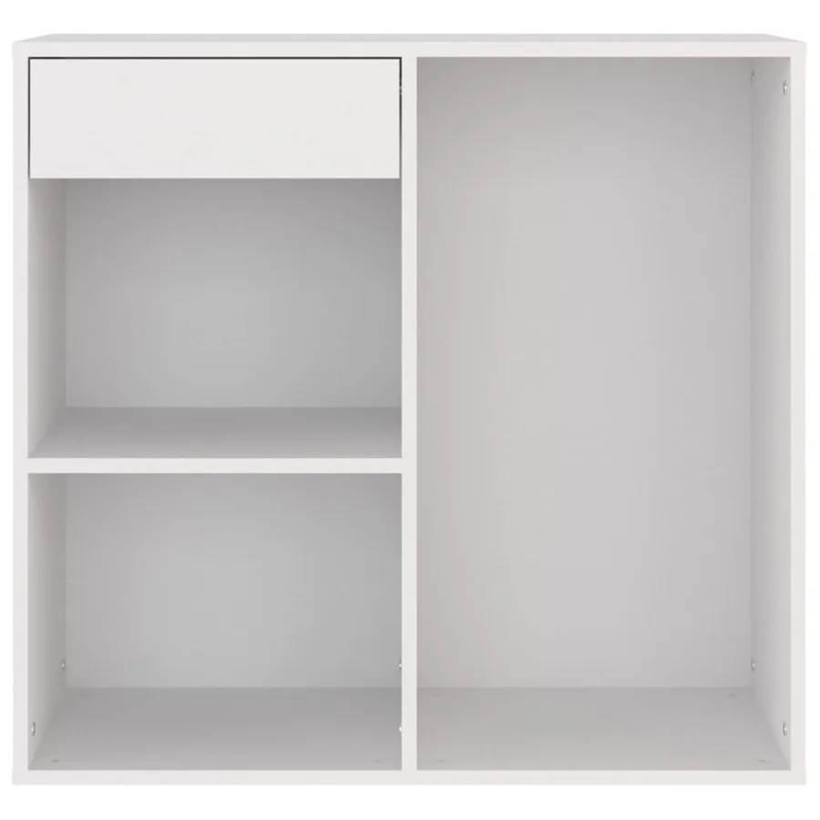 Armoire à cosmétiques Blanc 80x40x75 cm Bois d'ingénierie - 5