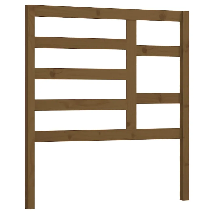 Tête de lit Marron miel 81x4x104 cm Bois massif de pin - 2