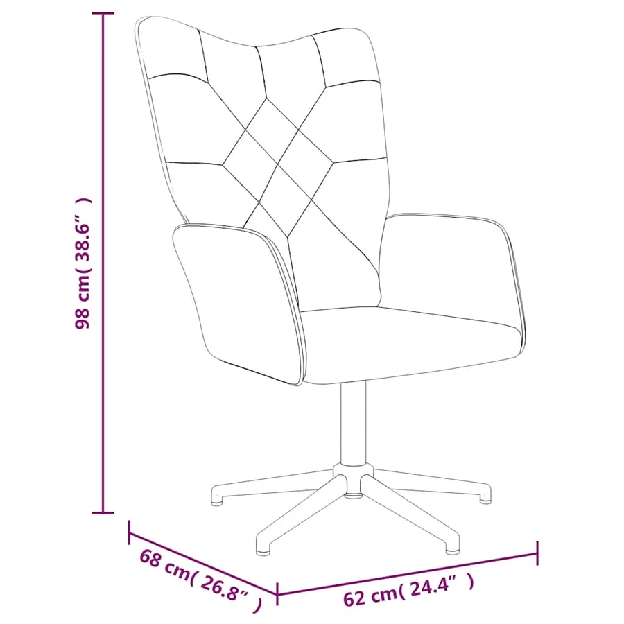 Chaise de relaxation Patchwork Tissu - 7