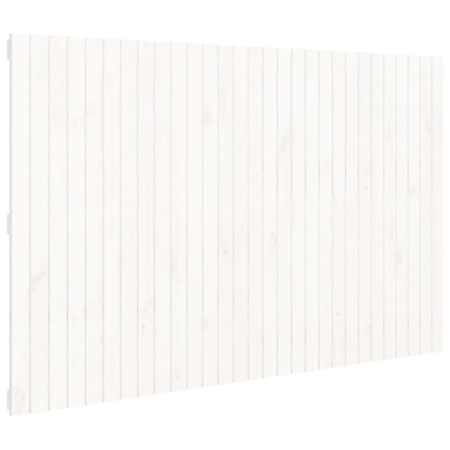 Tête de lit murale Blanc 185x3x110 cm Bois massif de pin - 2