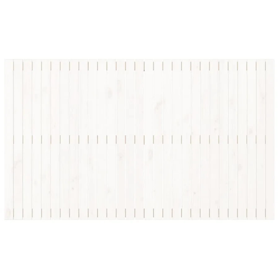 Tête de lit murale Blanc 185x3x110 cm Bois massif de pin - 4
