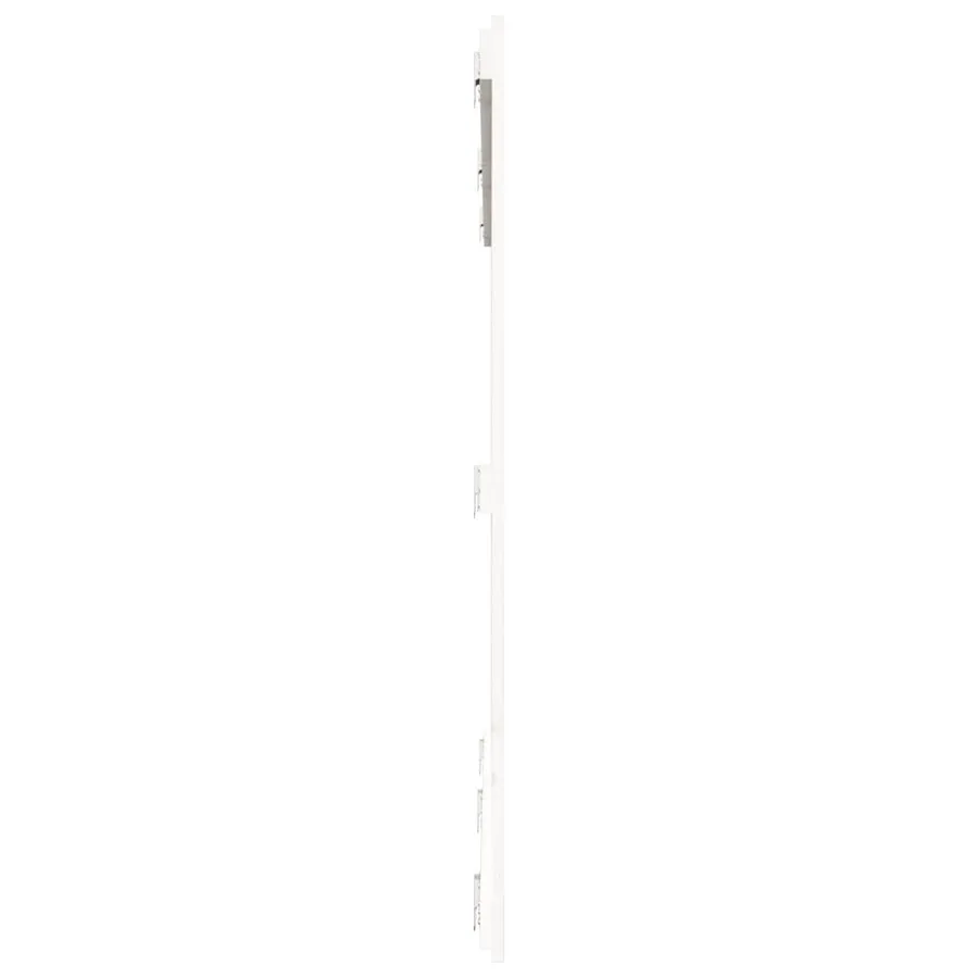 Tête de lit murale Blanc 185x3x110 cm Bois massif de pin - 5
