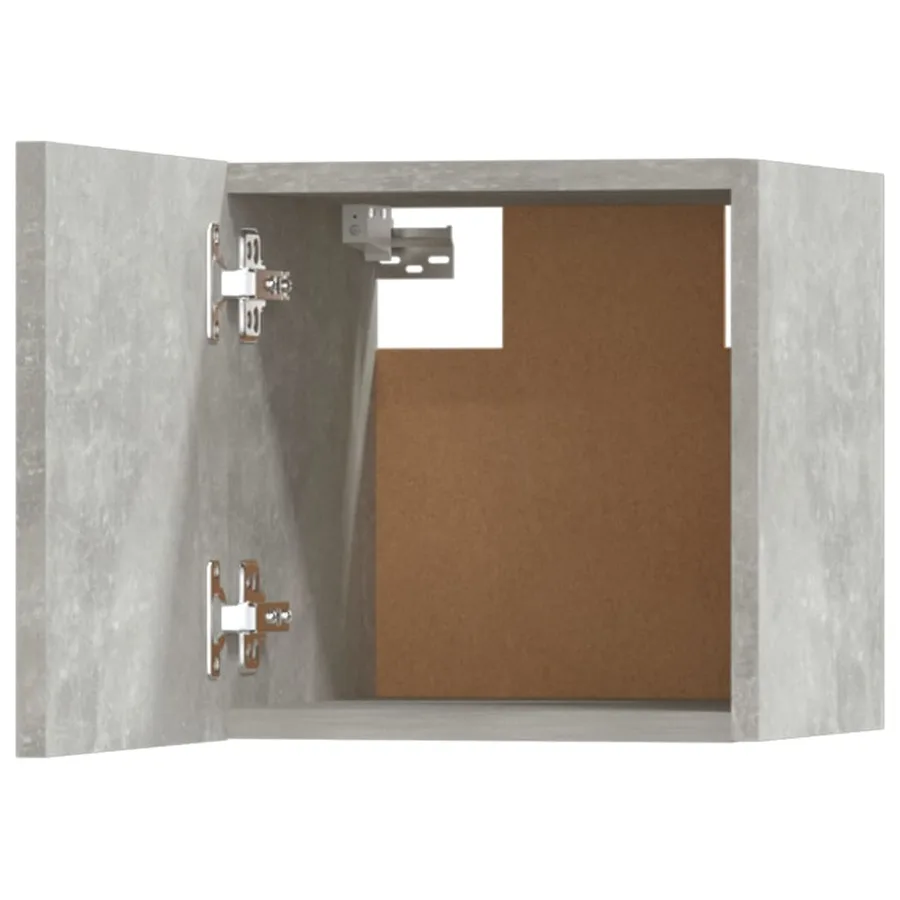 Ensemble de meubles TV 5 pcs Gris béton Bois d'ingénierie - 12