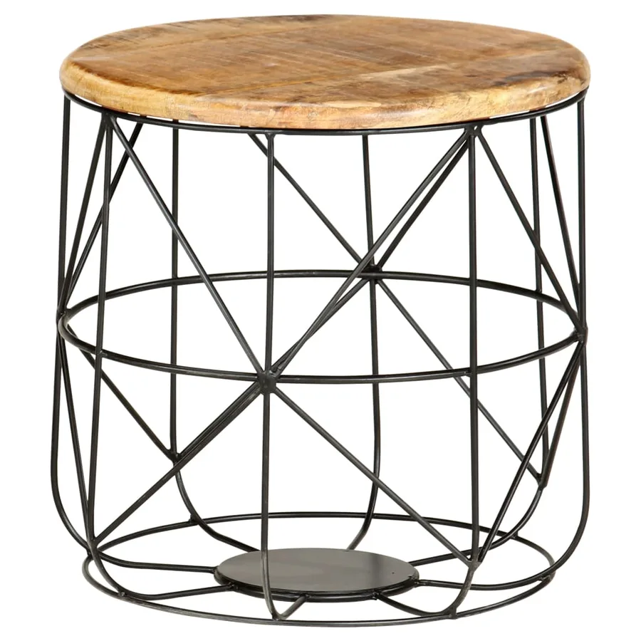 Tables basses 2 pcs Bois solide de manguier - 4