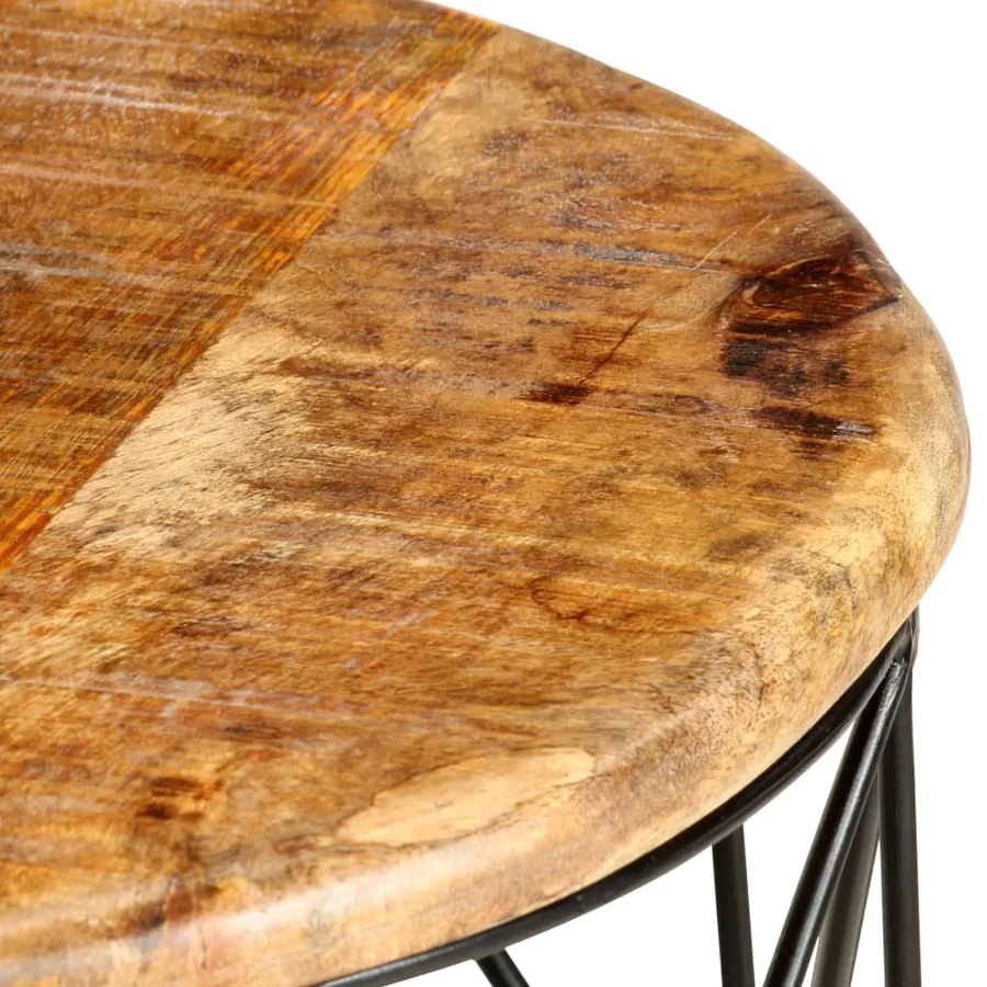 Tables basses 2 pcs Bois solide de manguier - 5