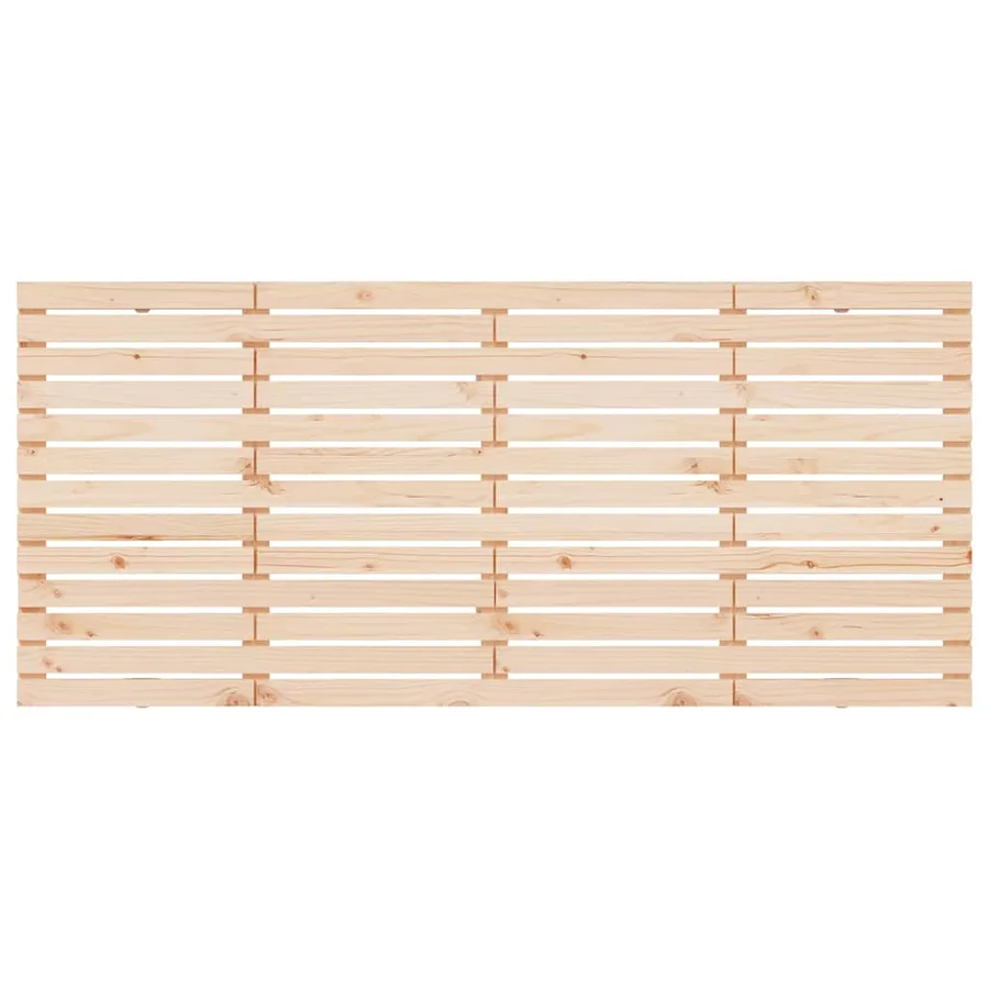Tête de lit murale 156x3x91,5 cm Bois massif de pin - 4