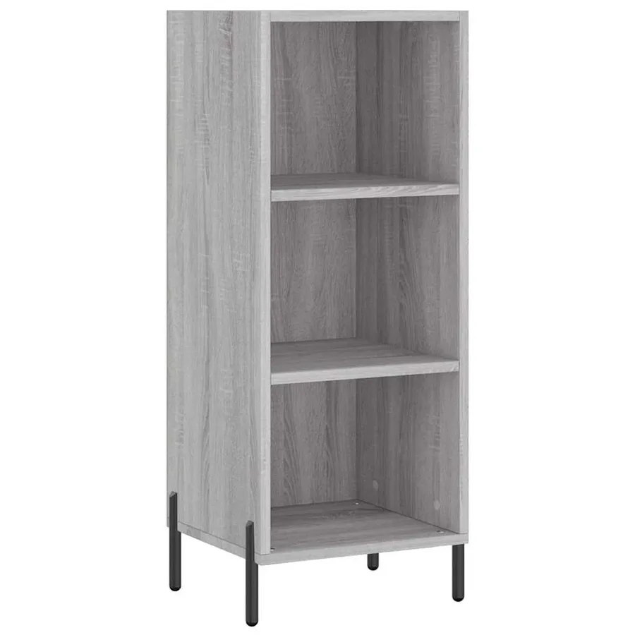 Buffet sonoma gris 34,5x32,5x90 cm bois d'ingénierie - 2