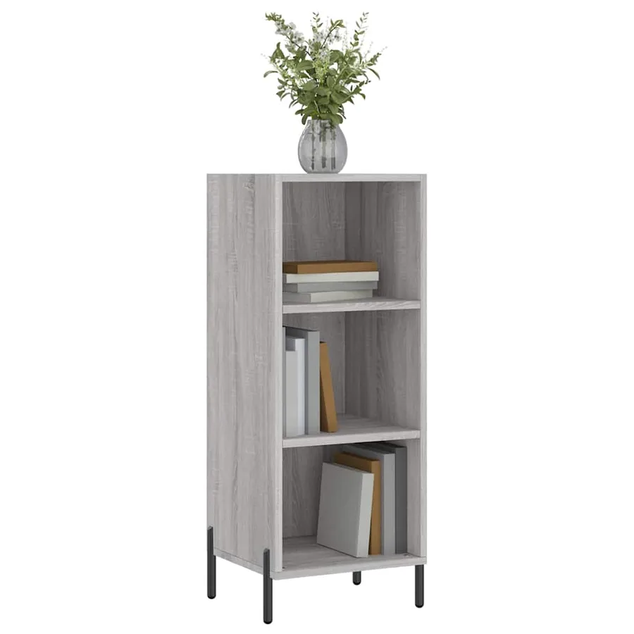 Buffet sonoma gris 34,5x32,5x90 cm bois d'ingénierie - 3