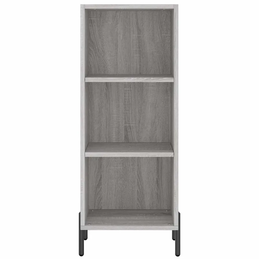 Buffet sonoma gris 34,5x32,5x90 cm bois d'ingénierie - 4