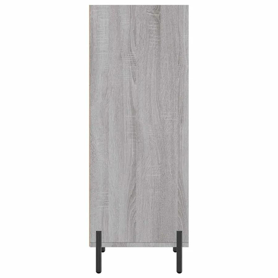 Buffet sonoma gris 34,5x32,5x90 cm bois d'ingénierie - 5