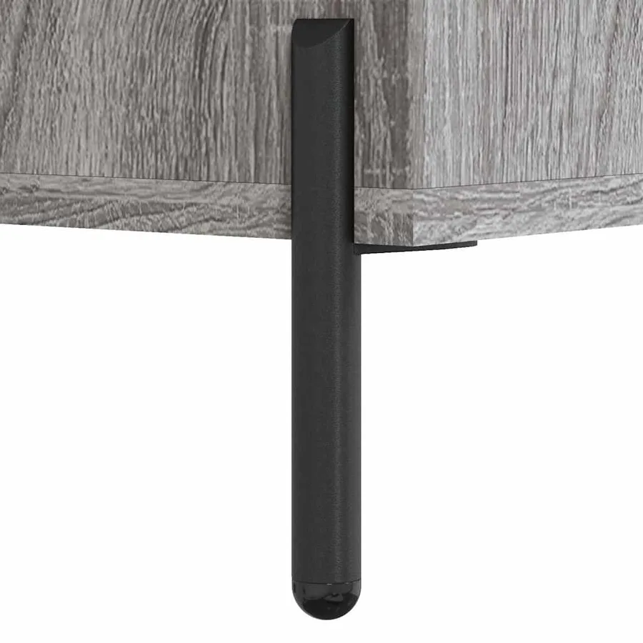Buffet sonoma gris 34,5x32,5x90 cm bois d'ingénierie - 7