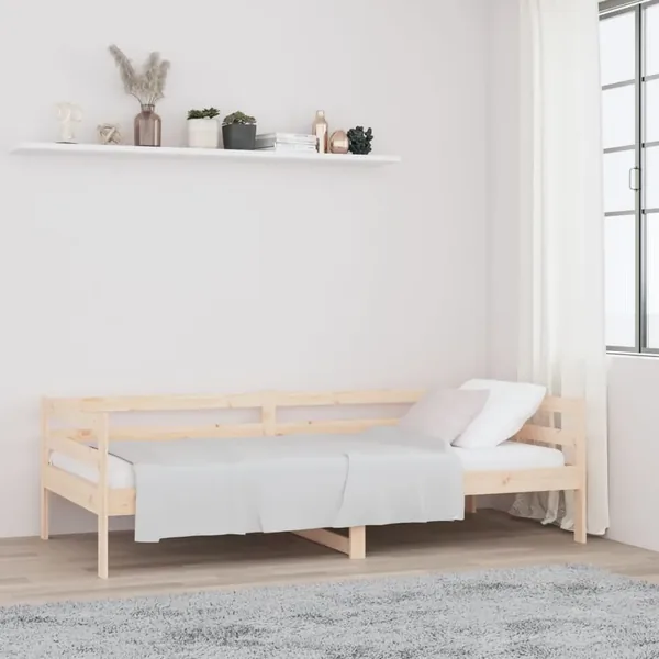 Lit de jour sans matelas 80x200 cm bois de pin massif